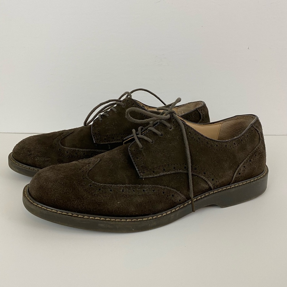 GH Bass&Co Wing Tip Brown Casual Dress Shoes 10